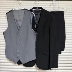 スーツセレクト ブラック スリーピース