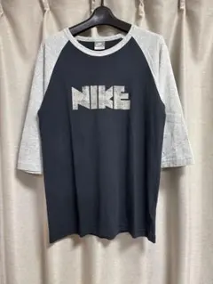 00s NIKE ナイキ 七分丈Tシャツ ラグラン ゴツナイキのサムネイル