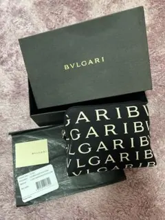 BVLGARI COSMEICASE SILK ポーチ ブルガリ バイカラーのサムネイル