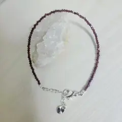 ロードライトガーネット ブレスレット 天然石 アンクレット