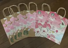 スターバックス ショッパー (紙袋) サクラショッパー 6枚