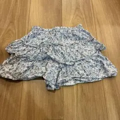 non non m 花柄フリルハーフパンツ 120