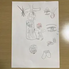 直筆原画】 耳をすませば 3枚 ジブリ 月島雫 ラフ画 Ghibli 真作