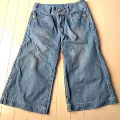レディース ワイドデニム バギーパンツ Mサイズ