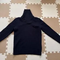 POLO RALPH LAUREN ネイビー ハイネックセーター XS