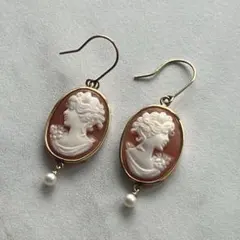 milky○K18(750)カメオのピアス milky○K18(750)カメオのピアス 楽天市場】K18 シェルカメオ