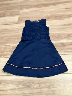 TOMMY HILFIGER ネイビー ワンピース 122 トミー ガールズ