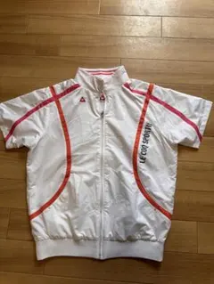 le coq sportif ゴルフジャケット L ホワイト/レッド