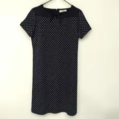 courreges クレージュ 　ワンピース　M　ボックスシルエット　ハート柄のサムネイル