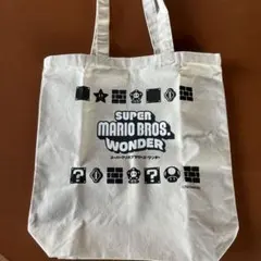 新品　スーパーマリオブラザーズ　ワンダー　トートバッグ　エコバッグ　任天堂