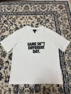 H&M LOOSE FIT Tシャツ ホワイト ロゴプリントのサムネイル