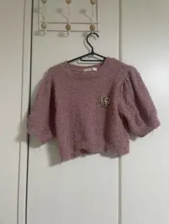 CHIP CLIP 半袖 ニット トップス パフスリーブ