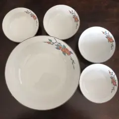 弥真登　器　大鉢　小鉢　深皿　取り皿　セット　昭和レトロ