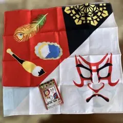 歌舞伎座　ガチャ　ハンカチ2枚