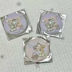 【新品】ダッフィーandフレンズ　コースター3枚セット