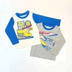 新幹線 男の子 子供服 まとめ売り 80cm Tシャツ 新品 TG198