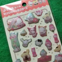 サンリオキャラクターズ　ぷくっとシール　シール　スッテカー　喫茶店　サンリオ