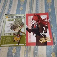 ココス にじさんじ レイン・パターソン オリバー・エバンス　クリアファイル