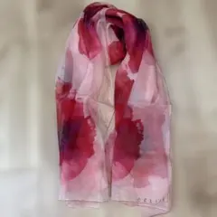 CELINE セリーヌ 花柄 シアー ストールのサムネイル