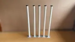 IKEA テーブル ADILS オディリス 脚 脚 5本セット ホワイト