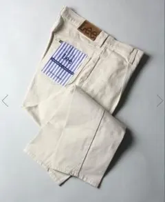 フレンチテーパードコットンパンツ／Lee別注／ウォッシャブル／無地