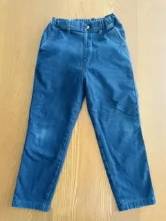 ユニクロ　ストレッチウォームイージーパンツ　デニム　130