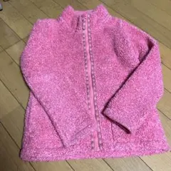 フリースジャケット ピンク 140