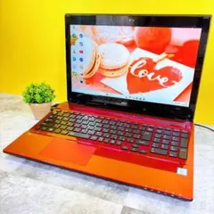 きれいな赤❣新品SSD480GB✨ブルーレイ フルHD カメラWindows11