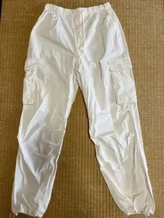 GU パラシュートカーゴパンツ S ナチュラル