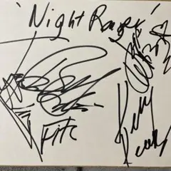 ナイトレンジャーNIGHT RANGERジェフワトソン含むメンバー直筆サイン色紙 2026年最新】ブラッドギルスの人気アイテム - メルカリ