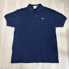 80sフランス製 ラコステ ネイビー フレラコ ちょうちん袖