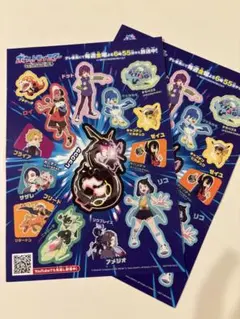 アニメ　ポケットモンスター　ポケモンセンター　オリジナルシール　2枚