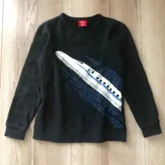 OJICO 新幹線N700黒トレーナー♡10A130サイズのサムネイル