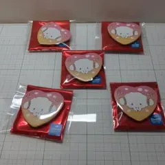 サンリオ トレーディングハート缶バッジ こぎみゅん ５個セット