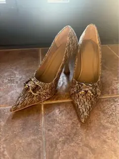 Dior ディオール パンプス 37.5 キャメル メンテ済 ヒール新品