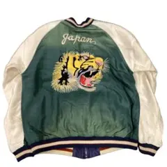 テーラー東洋 50'sヴィンテージ加工 ホワイトタイガー スカジャン テーラー東洋 50'sヴィンテージ加工 ホワイトタイガー スカジャン