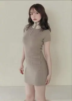 andmary Luna pleats mini dress - メルカリ