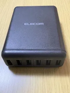 エレコム USB 充電器 60W USB-A×6 EC-ACD01BK