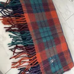 美品Vivienne Westwood チェック柄カシミヤマフラー