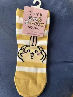 ちいかわ ソックス 【うさぎ ピース】