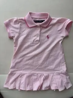 Ralph Lauren ピンク フリルポロシャツ M