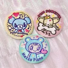 ナルミヤキャラクターズ　刺繍缶バッチ　3個セット