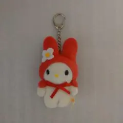 値下げ【中古品】マイメロディ　マスコット　キーホルダー