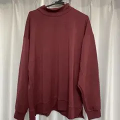 anchor smith モックハイネック　バーガンディ　Lのサムネイル