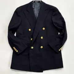 ポロラルフローレン 金ボタン ダブルレスト M テーラードジャケット 紺ブレ