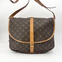ルイヴィトンM42254 モノグラム ソミュール35 ショルダーバッグ