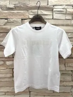 【新品タグ付き半額】DSQUARED2 ロゴ Tシャツ ホワイト8Yのサムネイル