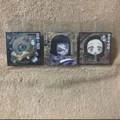 鬼滅の刃　特典ステッカー　3種　禰豆子・伊之助・お館様