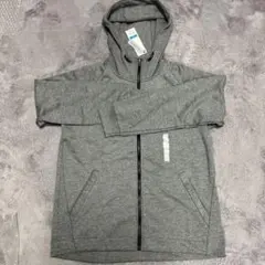 GU 吸水速乾パーカー メンズL グレー