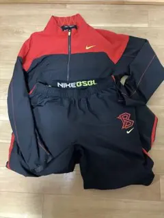 Nike ジャージ上下セット 赤/黒